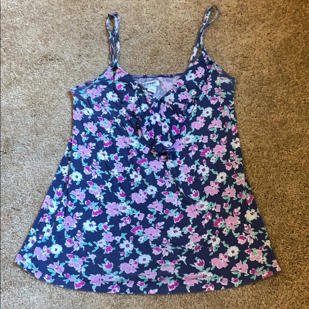 Flowy Floral Tank Top